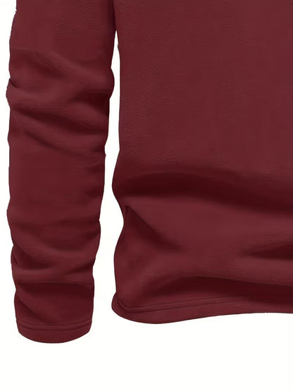 Pull à col montant avec demi-fermeture éclair