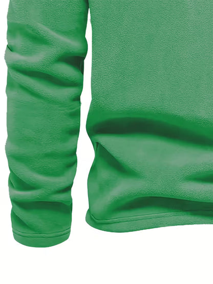 Pull à col montant avec demi-fermeture éclair