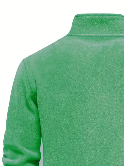 Pull à col montant avec demi-fermeture éclair