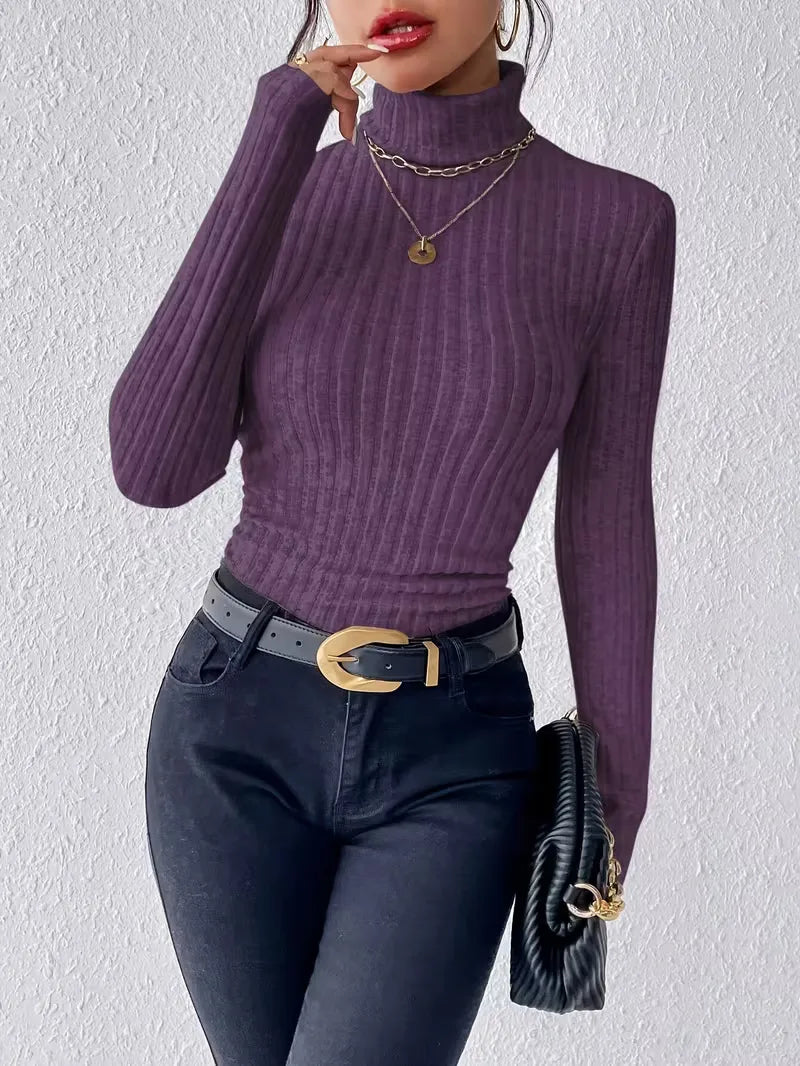 Turtle Neck Jumper with Long Sleeves