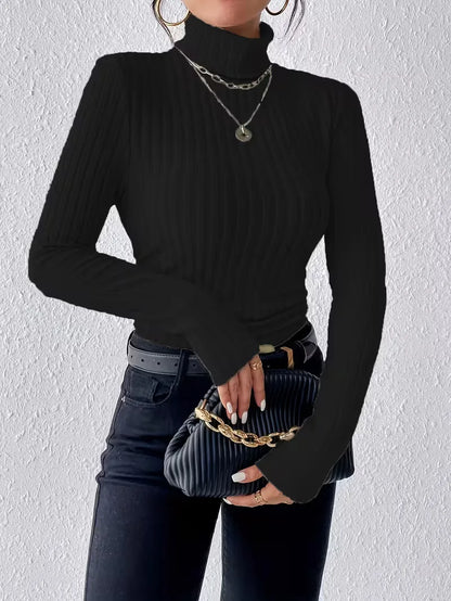 Turtle Neck Jumper with Long Sleeves