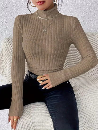 Turtle Neck Jumper with Long Sleeves