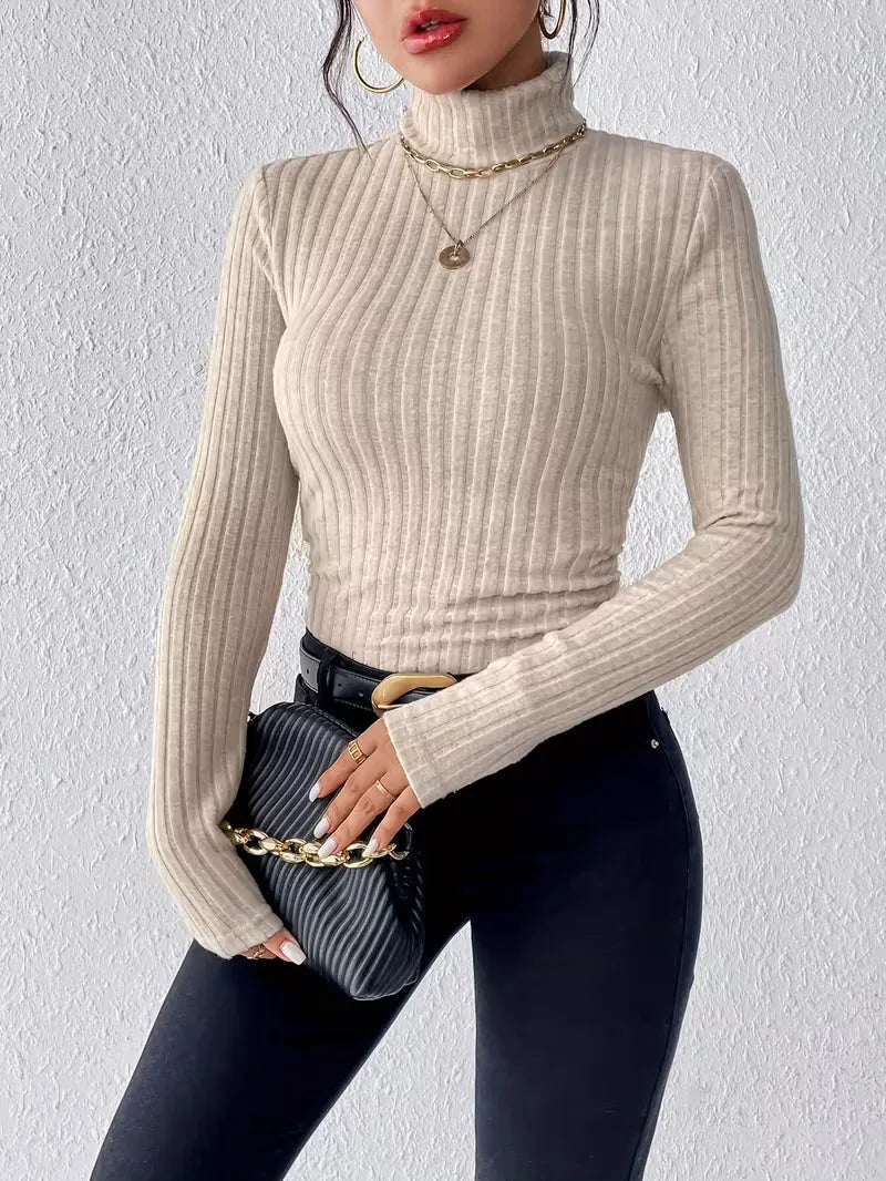 Turtle Neck Jumper with Long Sleeves