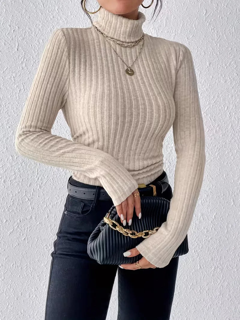 Turtle Neck Jumper with Long Sleeves