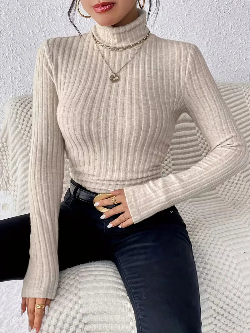Turtle Neck Jumper with Long Sleeves