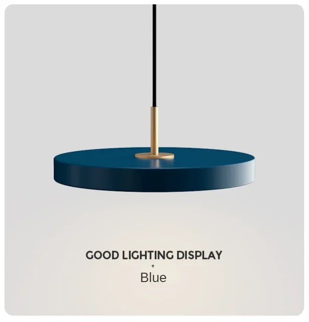 MetalGlow - UFO Metal LED Pendant Light