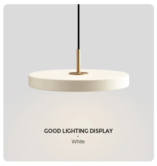 MetalGlow - Lámpara colgante LED de metal con forma de ovni