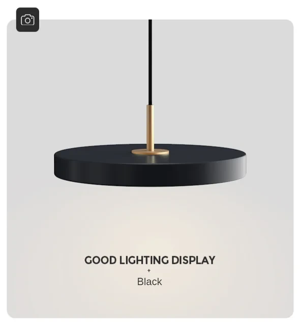 MetalGlow - UFO Metal LED Pendant Light