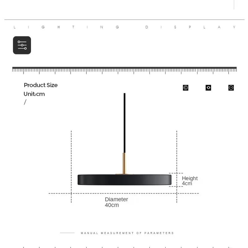 LED Pendant Light MetalGlow UFO - Modern & Energy Efficient