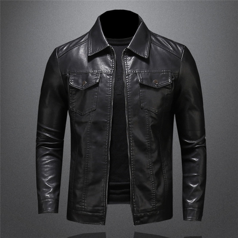 Leather jacket for men - Ideal for spring