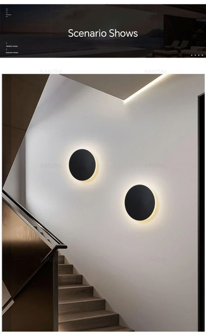 Sleeksphere - Runde LED-Wandlampe