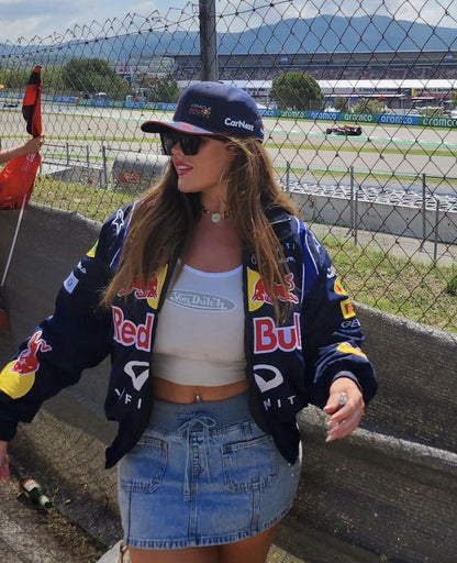Veste de course unisexe avec col montant et fermeture éclair intégrale