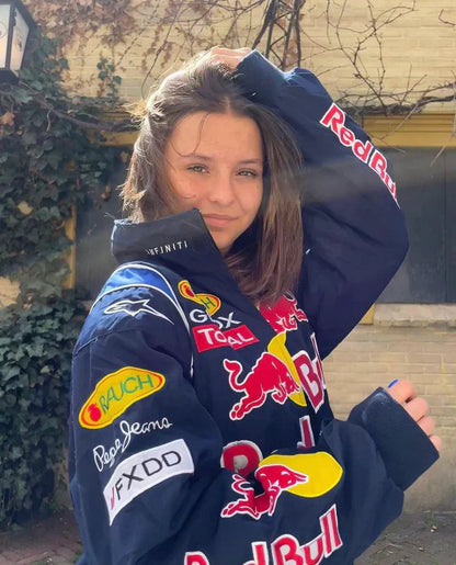 Veste de course unisexe avec col montant et fermeture éclair intégrale