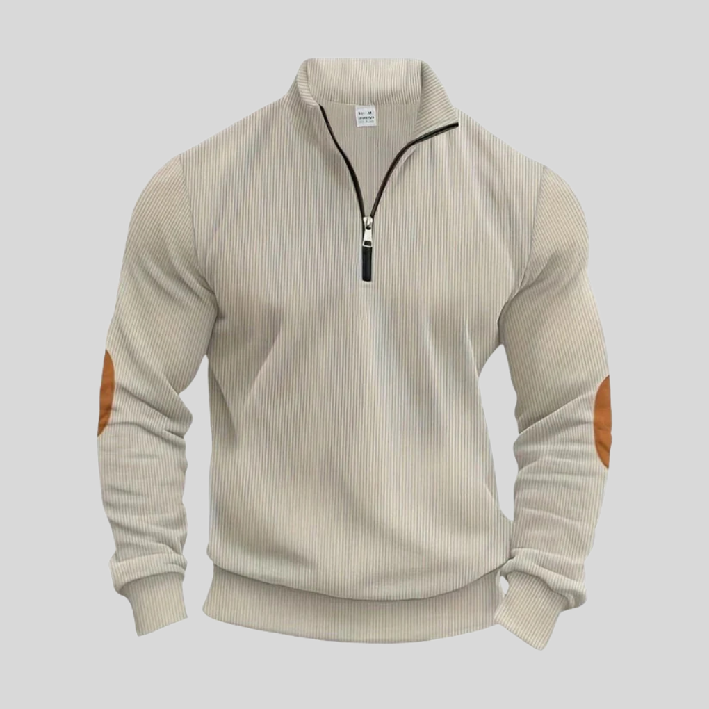 Men's Jumper with Ribbed Cuffs