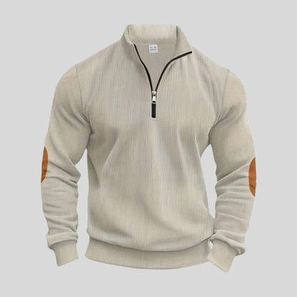 Men's Jumper with Ribbed Cuffs
