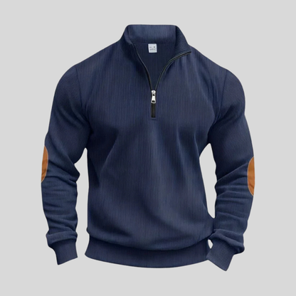 Men's Jumper with Ribbed Cuffs
