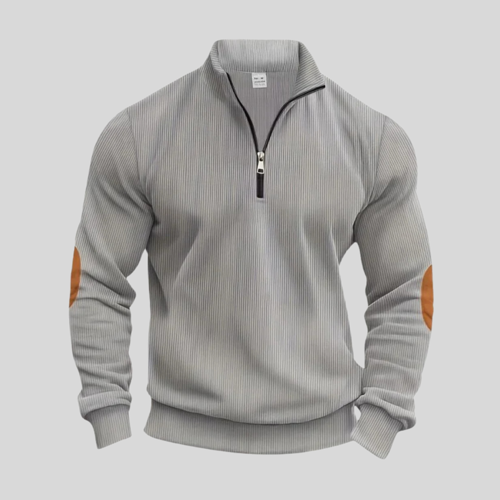 Men's Jumper with Ribbed Cuffs