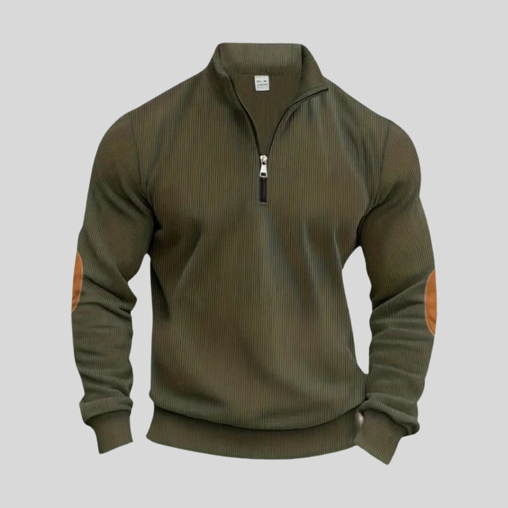 Men's Jumper with Ribbed Cuffs