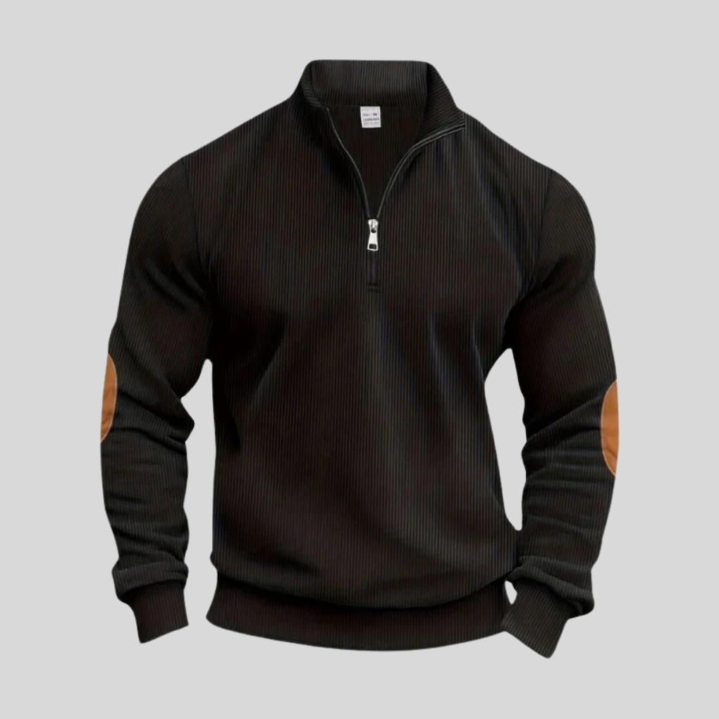 Men's Jumper with Ribbed Cuffs