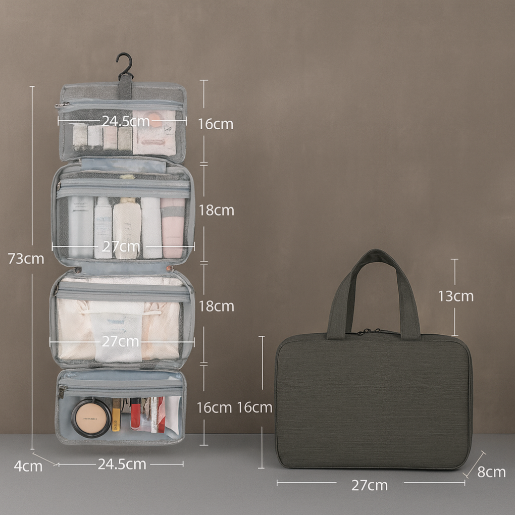 Sam | Multi-Compartment Toiletry Organiser