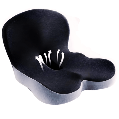 Ergonomic Memory Foam Seat Cushion for Office and Car – Comfortable Sitting