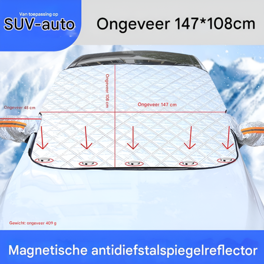 Magnetische Windschutzscheibenabdeckung – Frostschutzfolie