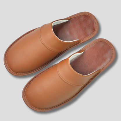 Men's Leather Slippers