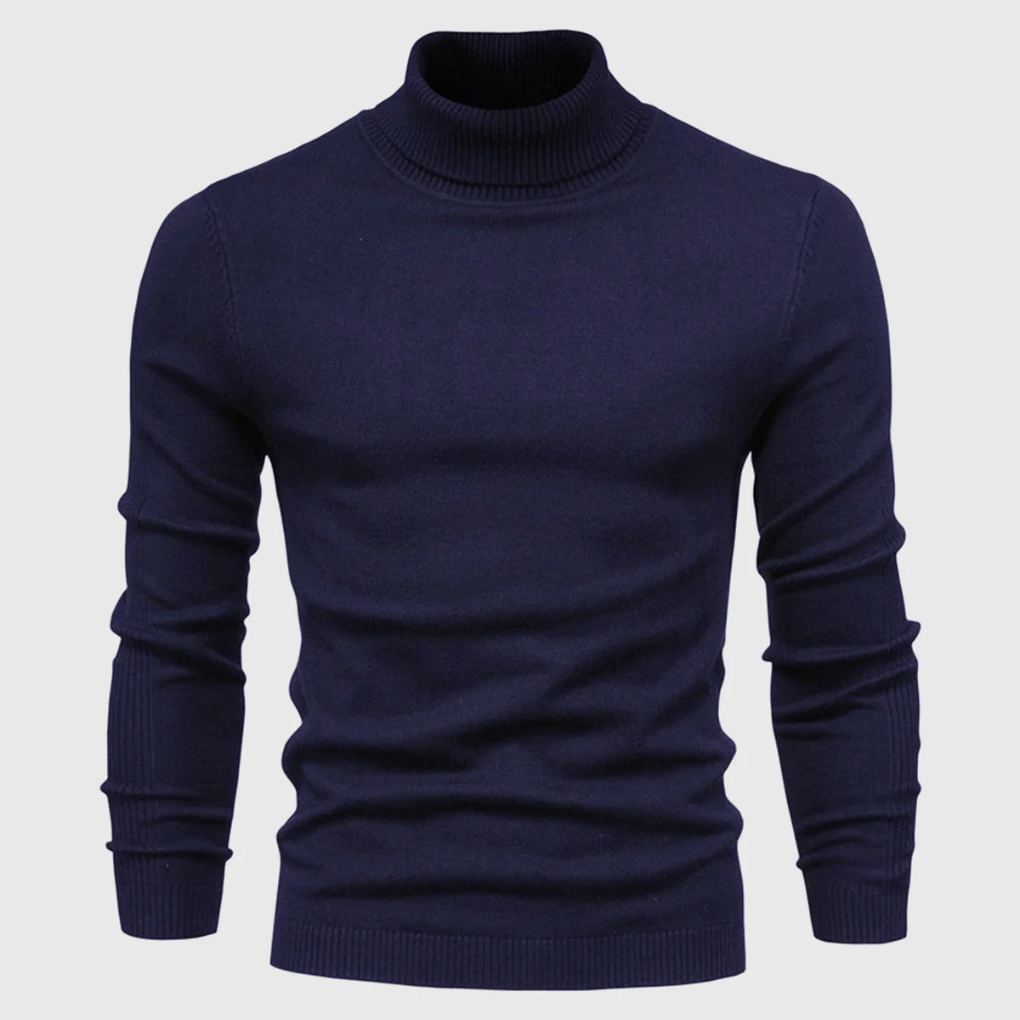 Washable Roll Neck Jumper for Men – Practical Style for Everyday Use