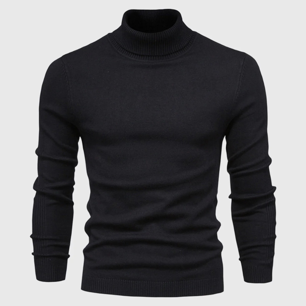 Washable Roll Neck Jumper for Men – Practical Style for Everyday Use