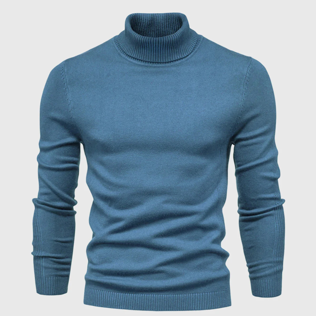 Washable Roll Neck Jumper for Men – Practical Style for Everyday Use