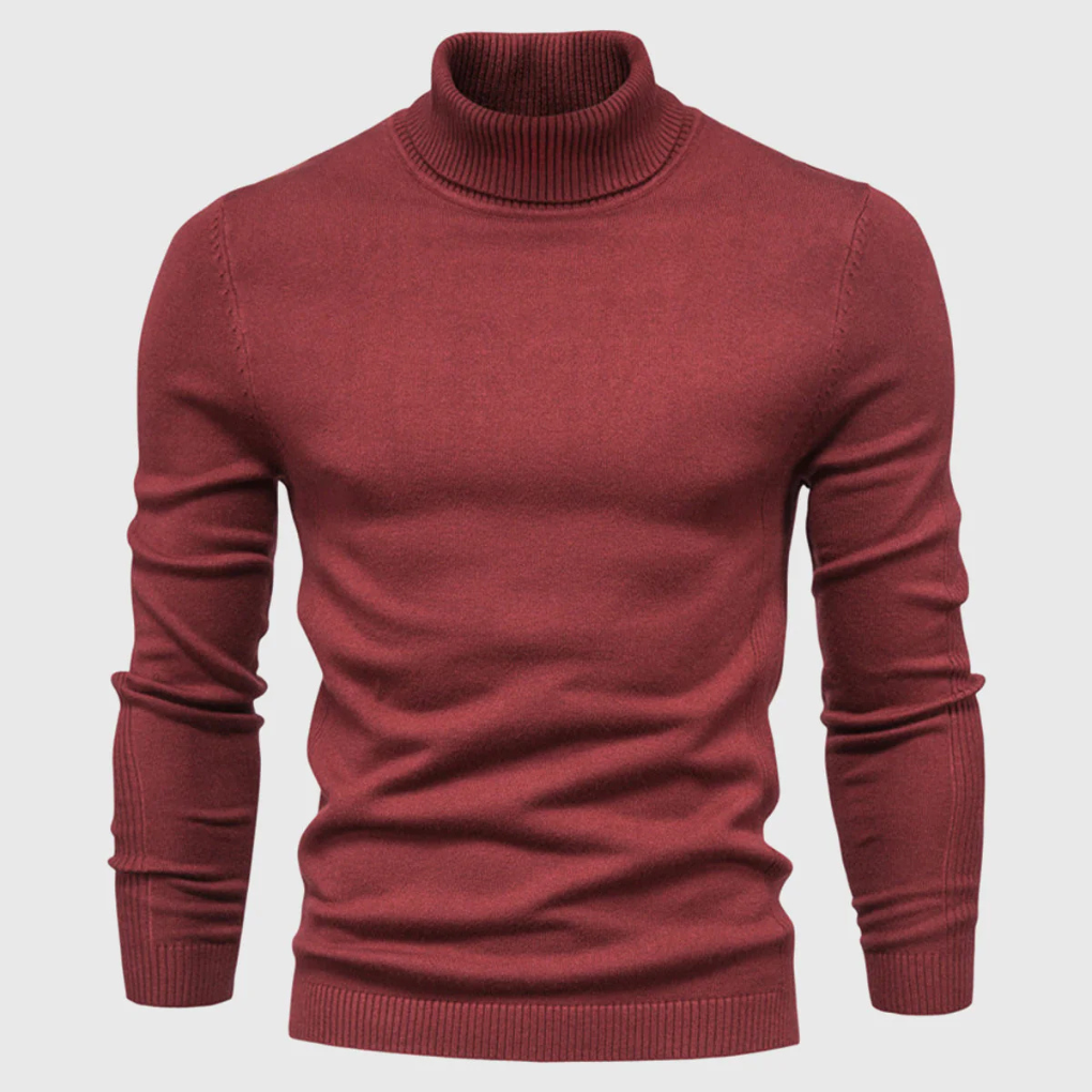 Washable Roll Neck Jumper for Men – Practical Style for Everyday Use