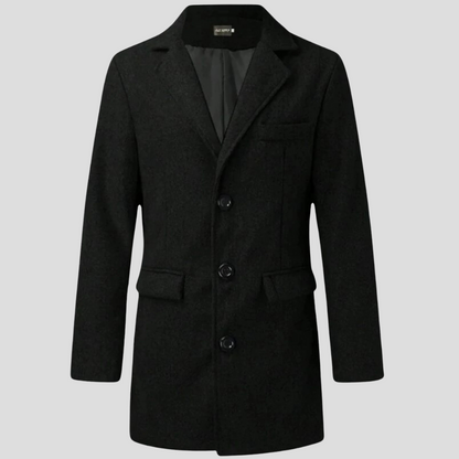 Classic Revere Overcoat for Men
