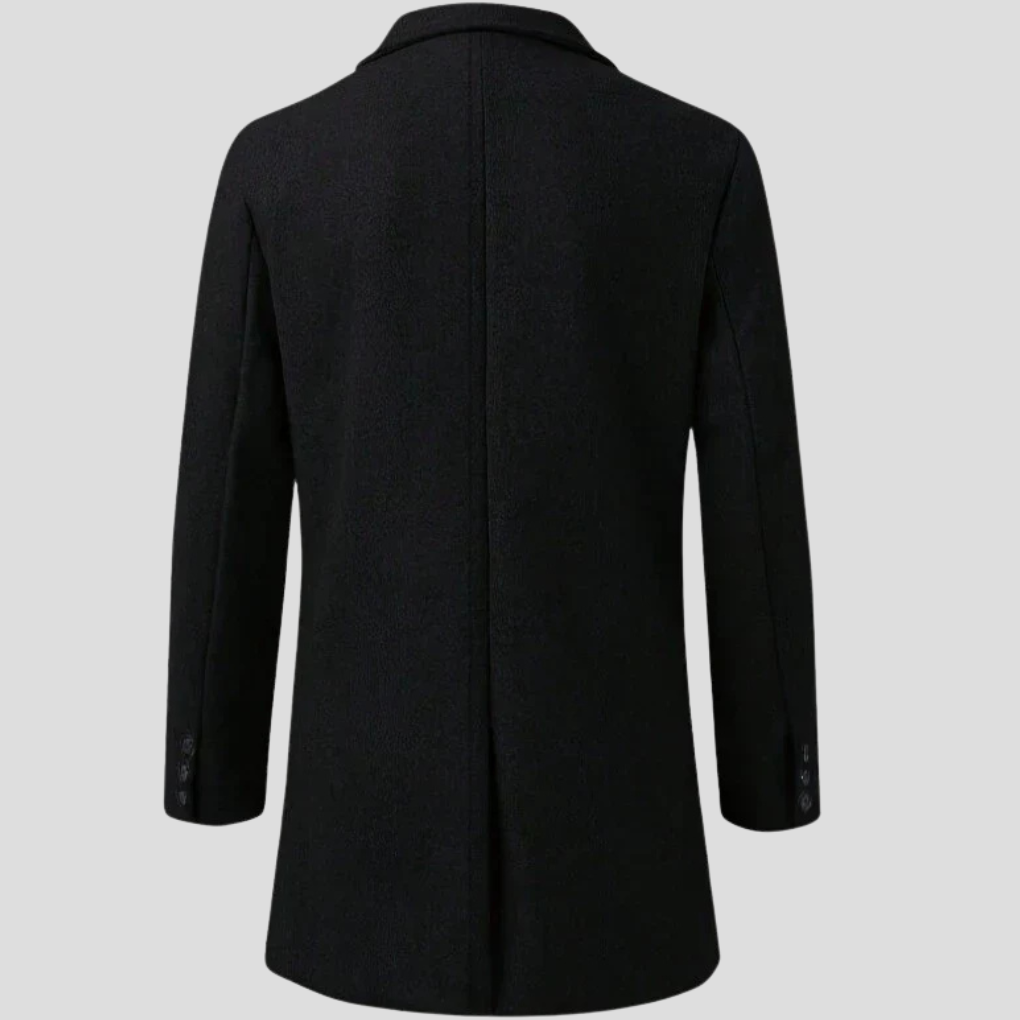Classic Revere Overcoat for Men