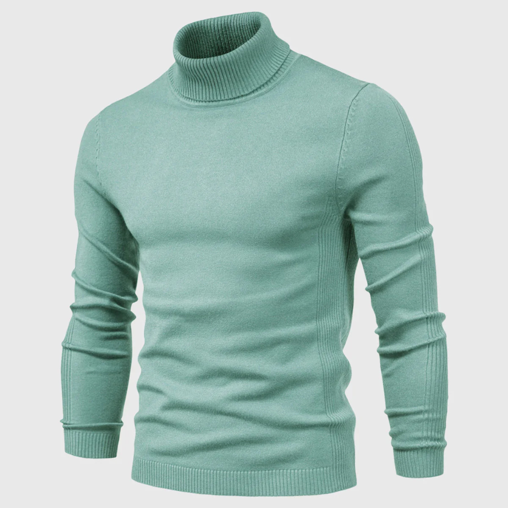 Washable Roll Neck Jumper for Men – Practical Style for Everyday Use