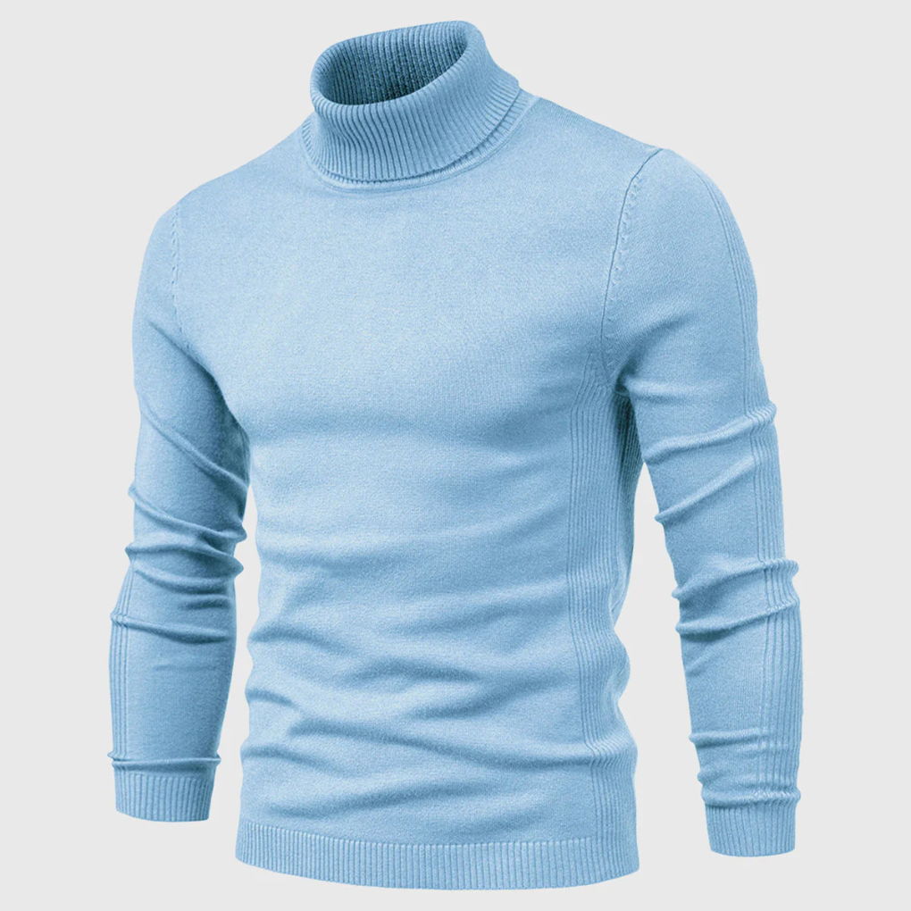 Washable Roll Neck Jumper for Men – Practical Style for Everyday Use