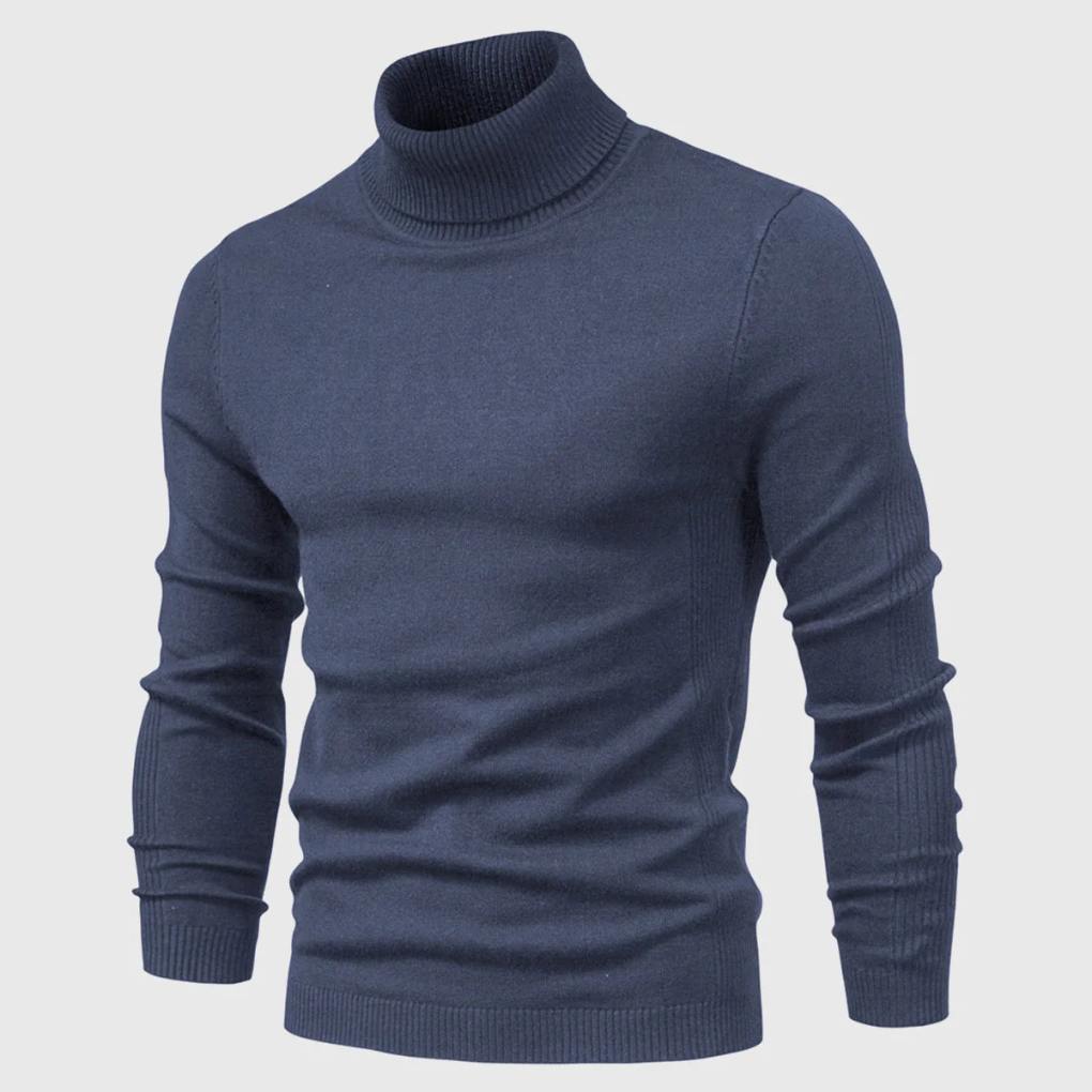 Washable Roll Neck Jumper for Men – Practical Style for Everyday Use