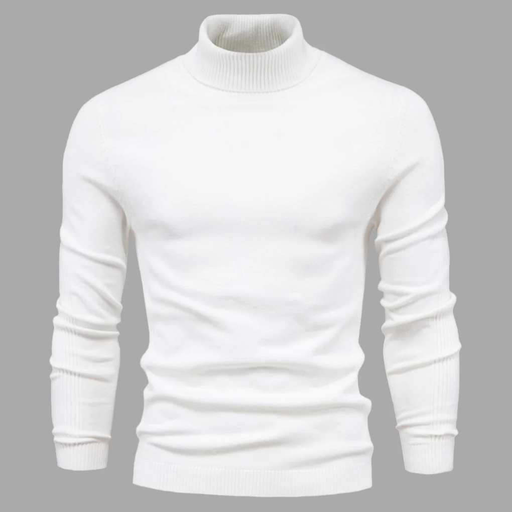 Washable Roll Neck Jumper for Men – Practical Style for Everyday Use