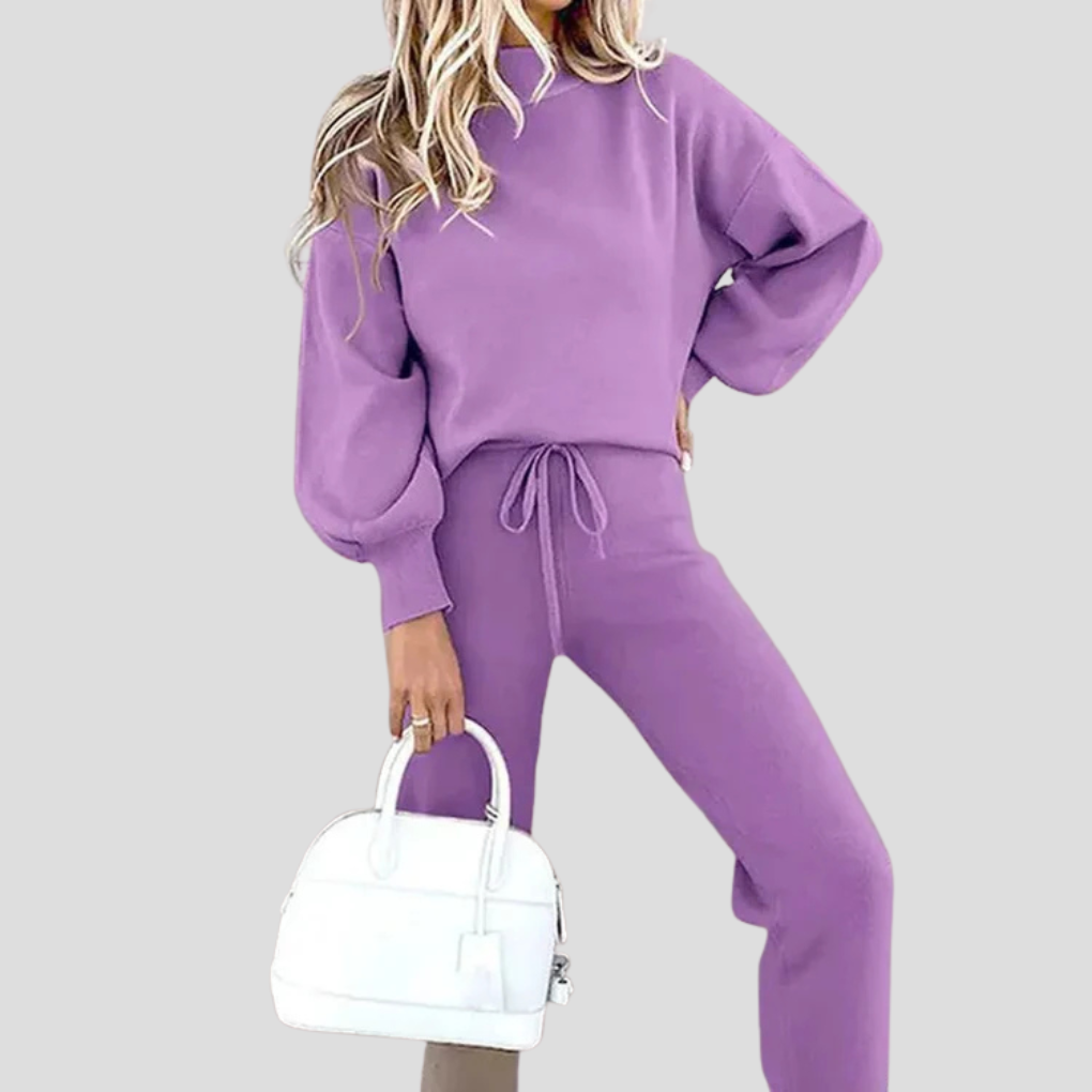 Relaxed-Fit Tracksuit Set for Women
