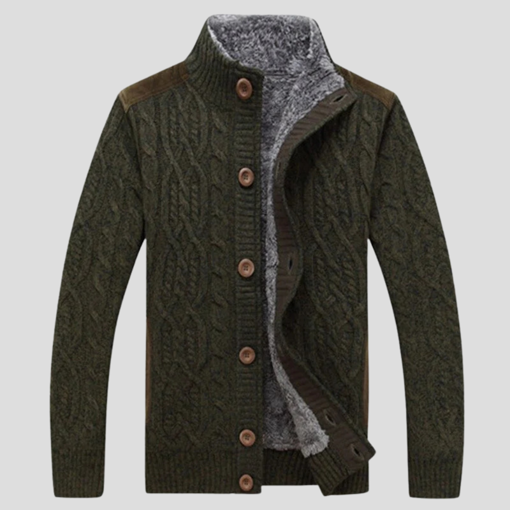 Men's Gilet with Plush Lining