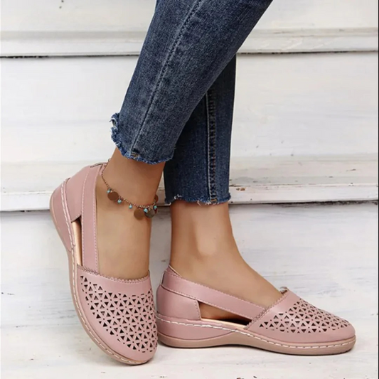 Zapatos cómodos sin cordones para mujer