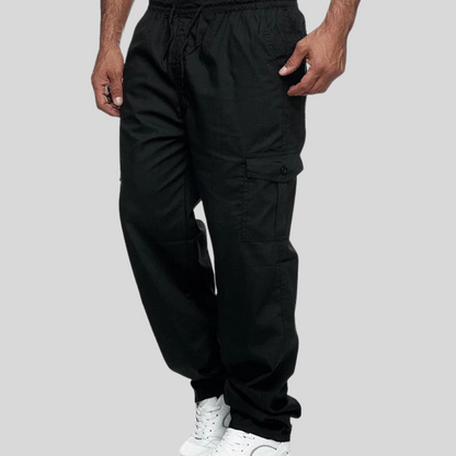 Men's Outdoor Trousers with Multi-Pocket Design