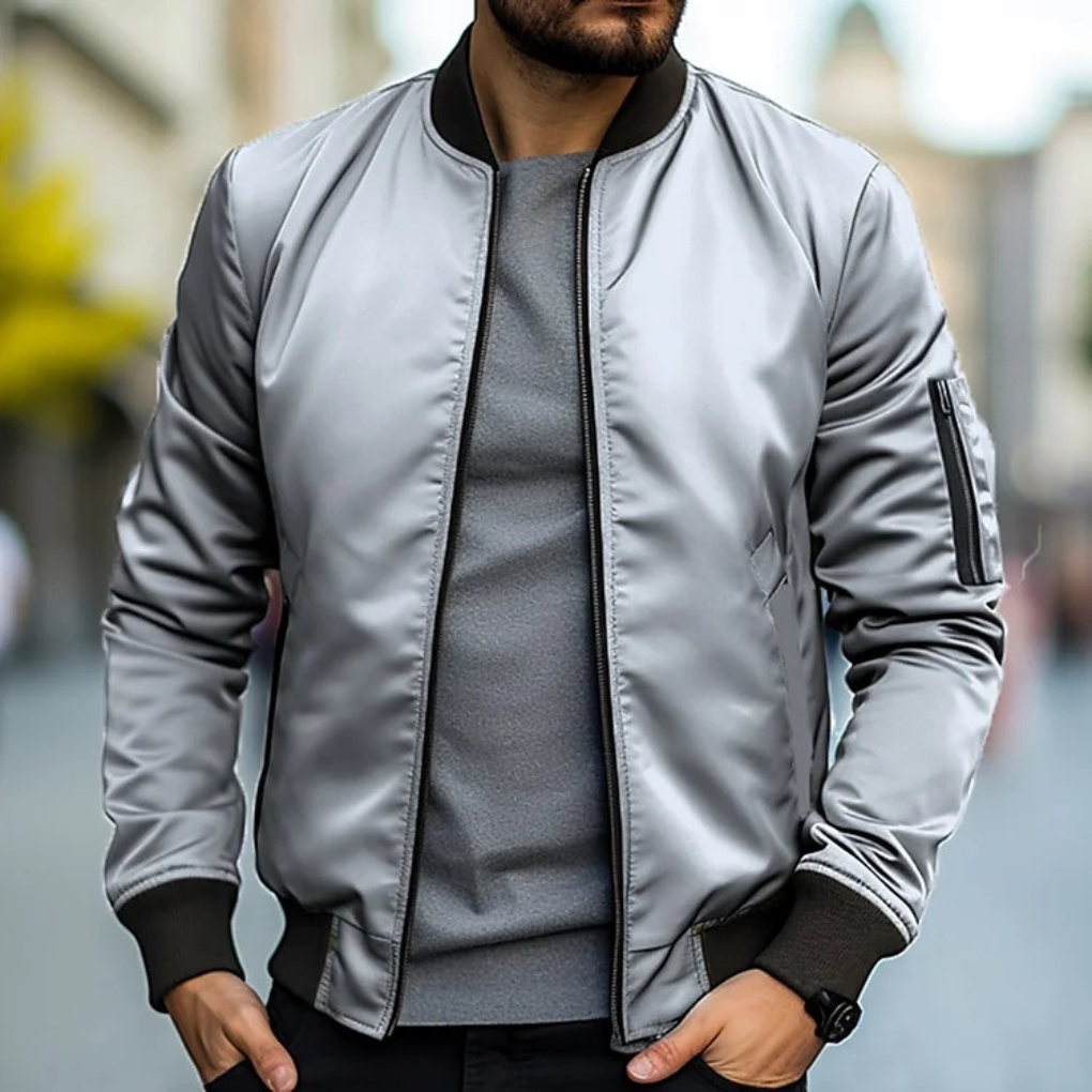 Blusão bomber moderno para homem