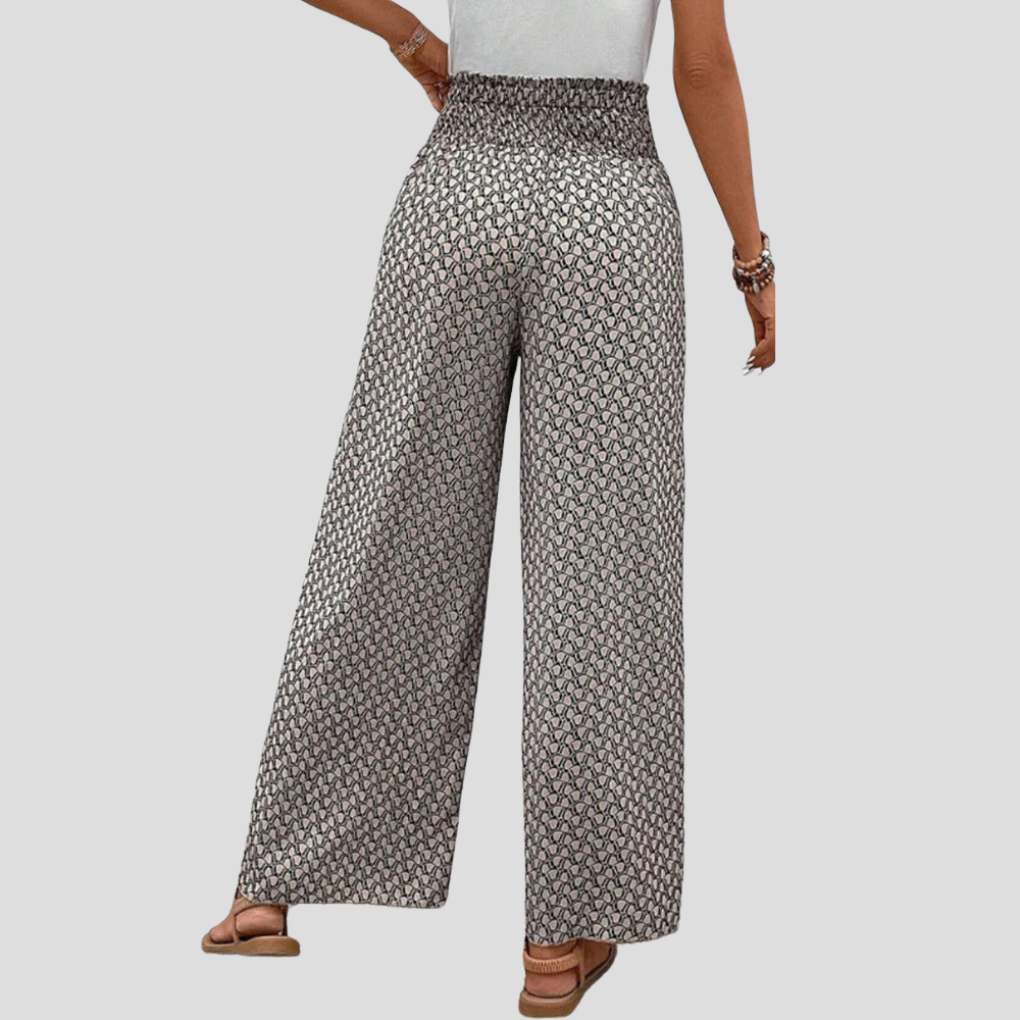 Modern Trousers with Geometric Print