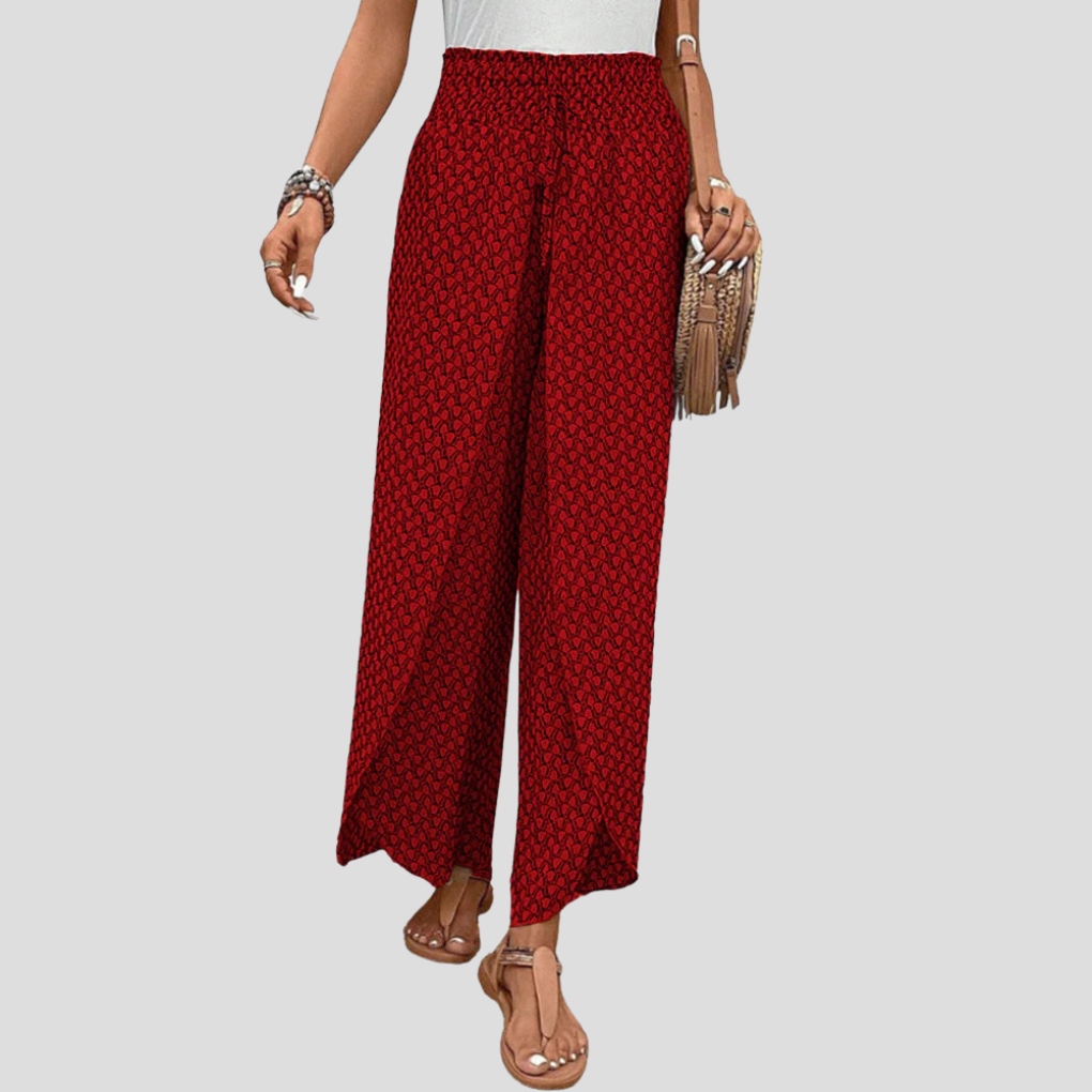 Modern Trousers with Geometric Print