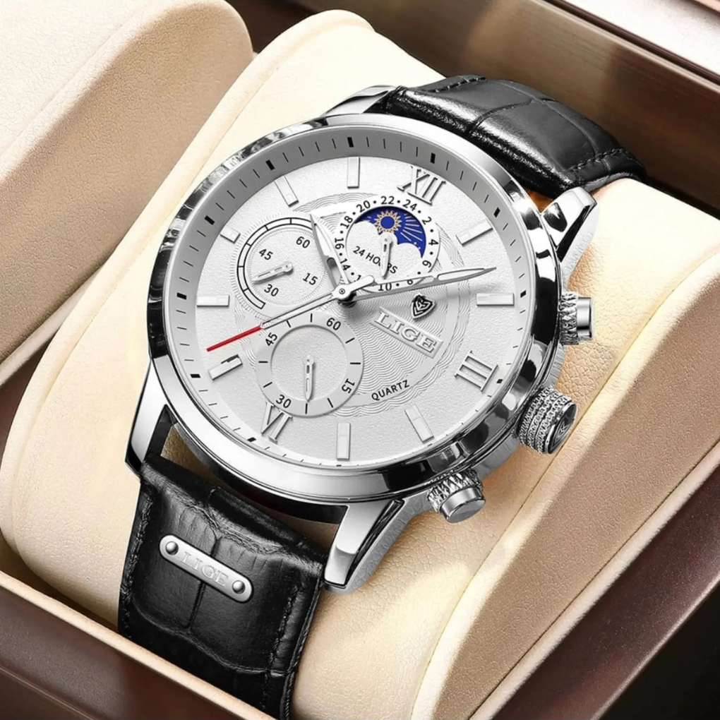 Herrenarmbanduhr – elegante Uhr mit schlankem Profil