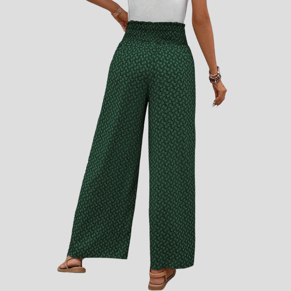Modern Trousers with Geometric Print