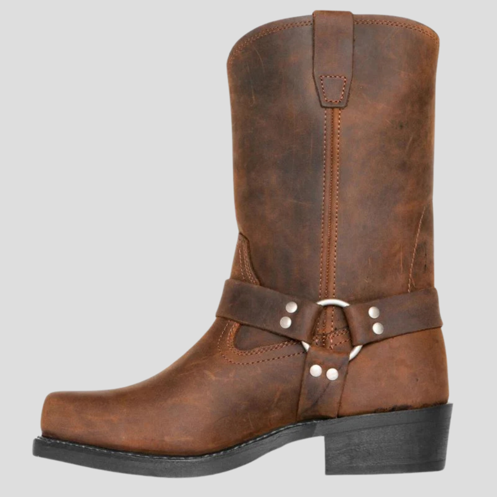 Stivali da cowboy vintage da uomo