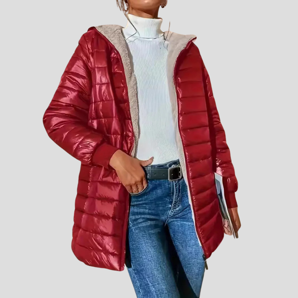 Casaco de inverno elegante para mulher – conforto e calor