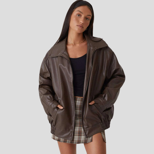 Chaqueta de corte relajado para mujer