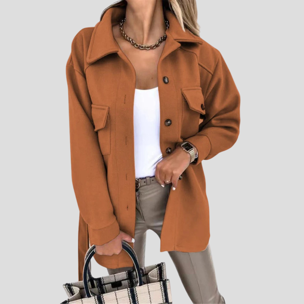 Oversized women's jacket - relaxed layer with versatile fit